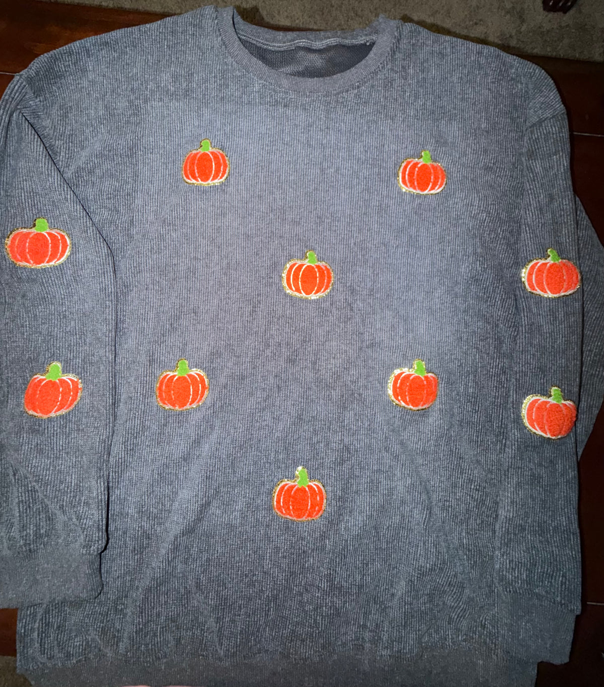 Ribbed Pumpkin Sweater