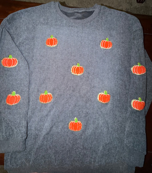 Ribbed Pumpkin Sweater