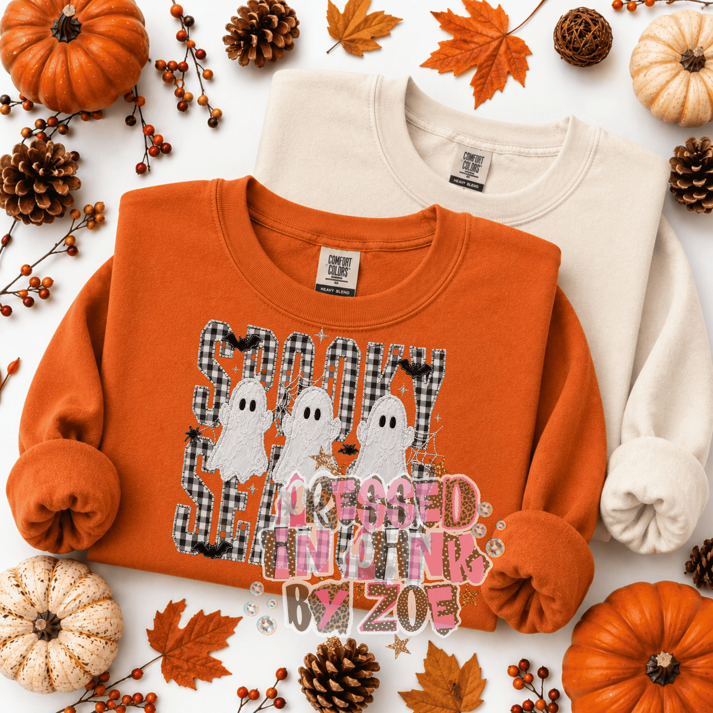 Spooky Season with Ghost Sweatshirt